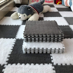 Interlocking Plush Floor Mats 10 Pack