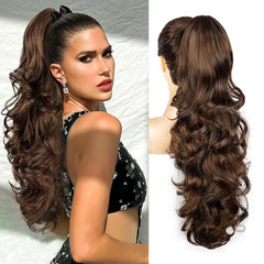 Clip-on Wavy Ponytail Extension