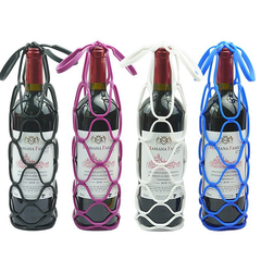 Multifunctional Silicone Carrier Bag with Handle for Milk Tea Cups, Wine Bottles, or Coffee Cups