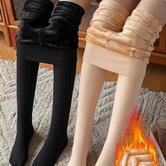 Thick Fleece Lined Tights For Girls