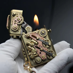 Steampunk Kinetic Gear Lighter