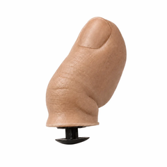 Quirky big-toe decoration for clogs
