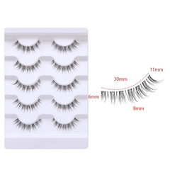 Natural-style Bottom Lash (5-pair pack)