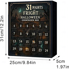 31-Day Halloween Advent Calendar with Mini Figurines