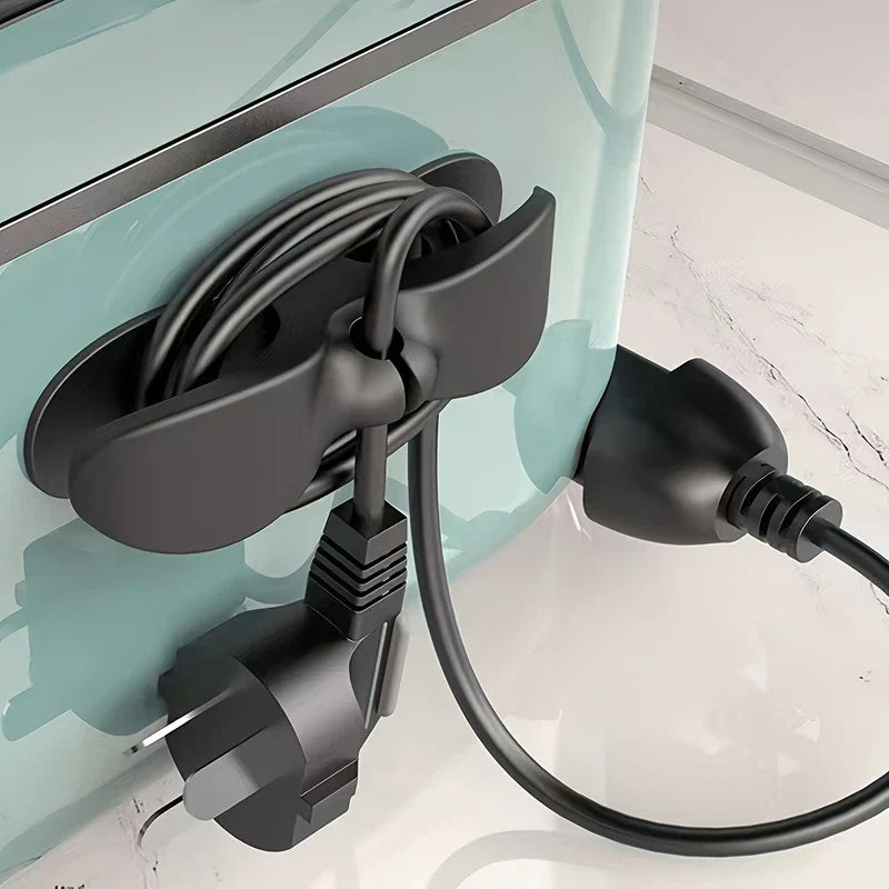 Adhesive Cable Management Clips Cord Holder Organizer