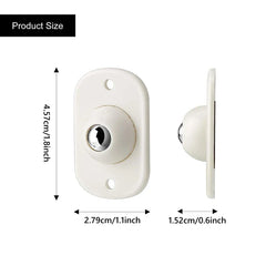 Adhesive Mini Swivel Caster Wheels Ball Pulley