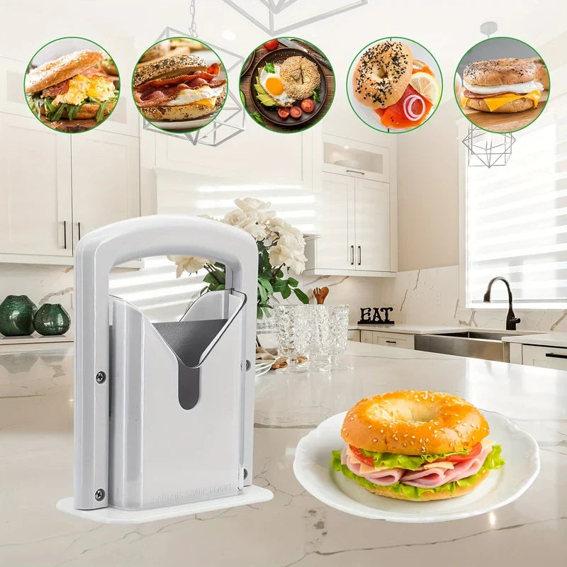 Adjustable Bread Loaf Bagel Slicer Guide