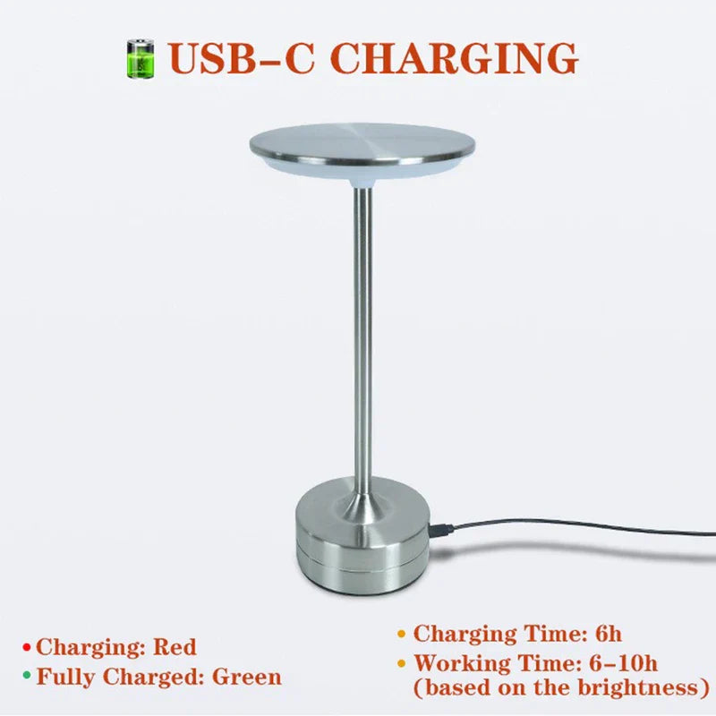 Adjustable Brightness Modern Desk Reading Lamp Touch Sensitive
