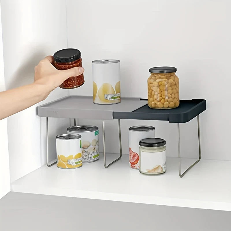Adjustable Extendable Shelf Organizer Tension Rod