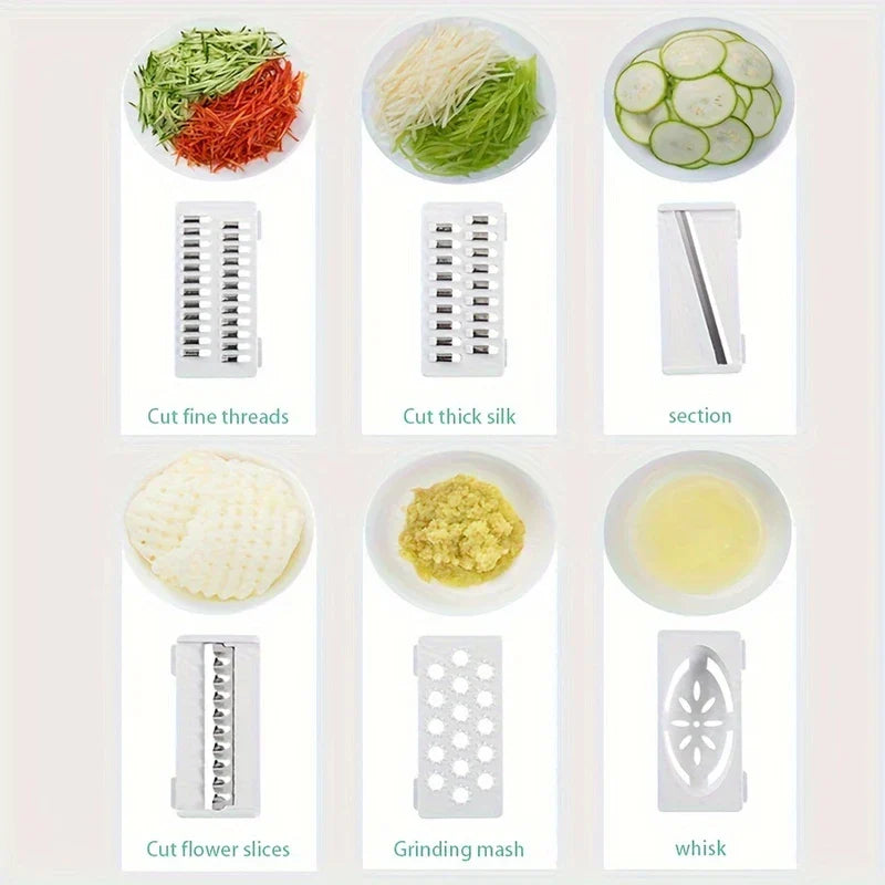 Adjustable Mandoline Slicer Vegetable Chopper Grater
