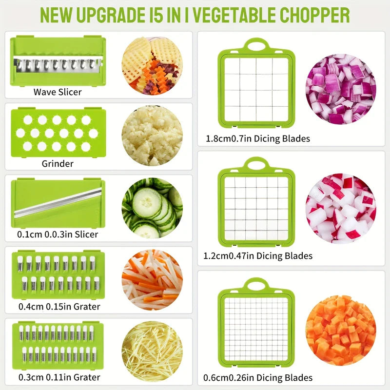 Adjustable Mandoline Vegetable Slicer Cutter