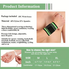 Adjustable Sports Wrist Support Brace Wrap