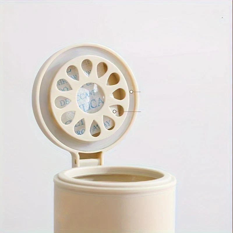 Airtight Glass Spice Jar With Spoon Lid Seal