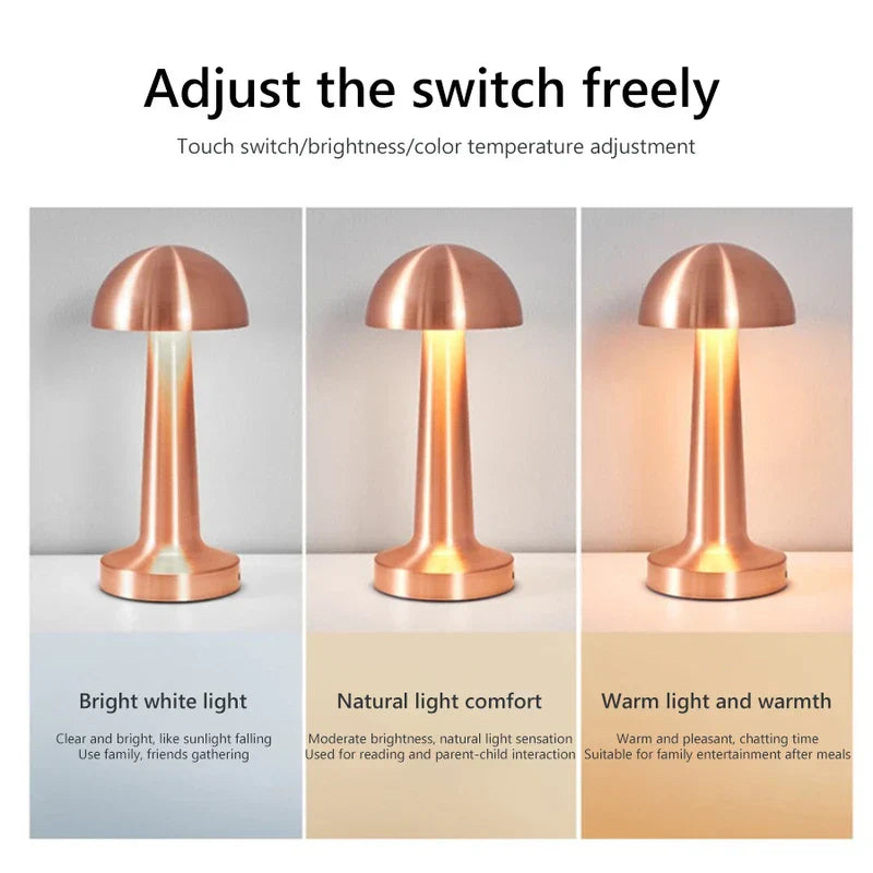 Ambient Decorative Fungi Style Bedside Lamp Led