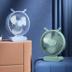 Antler Design Usb Desktop Fan