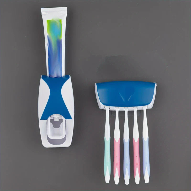 Automatic Toothpaste Dispenser & Holder Set