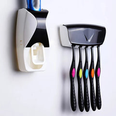 Automatic Toothpaste Dispenser & Holder Set