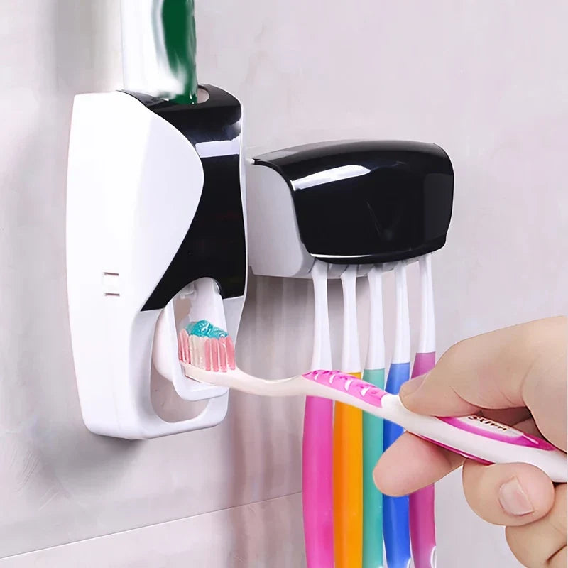 Automatic Toothpaste Dispenser & Holder Set