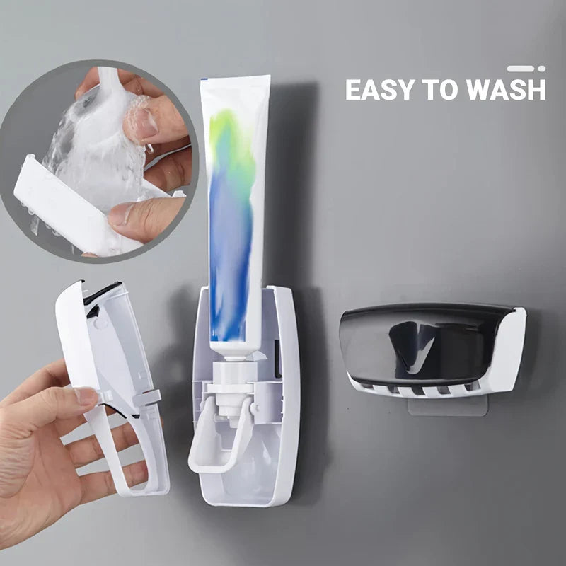 Automatic Toothpaste Dispenser & Holder Set