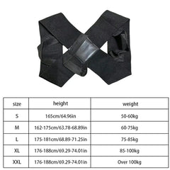 Black Posture Corrector Back Brace