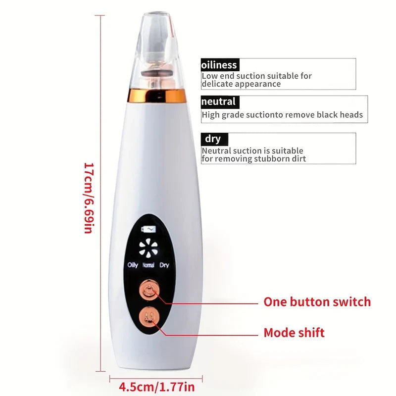 Blackhead Remover Vacuum Pore Cleaner (6 Probes)