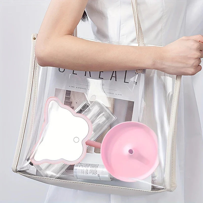 Butterfly LED Makeup Mirror with Storage Base