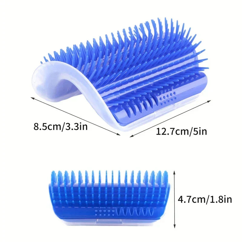 Cat Wall Corner Self Groomer Massage Toy