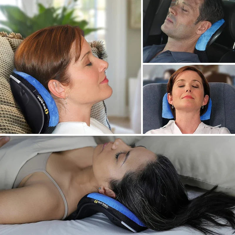 Cervical Neck Traction Pillow for Pain Relief