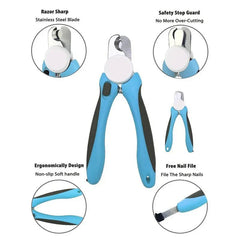 Claw Cutting Scissors With Safety Guard For Pets