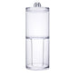 Clear Acrylic Cotton Swab Pad Holder Jar Canister