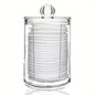 Clear Acrylic Cotton Swab Ball Pad Holder Organizer