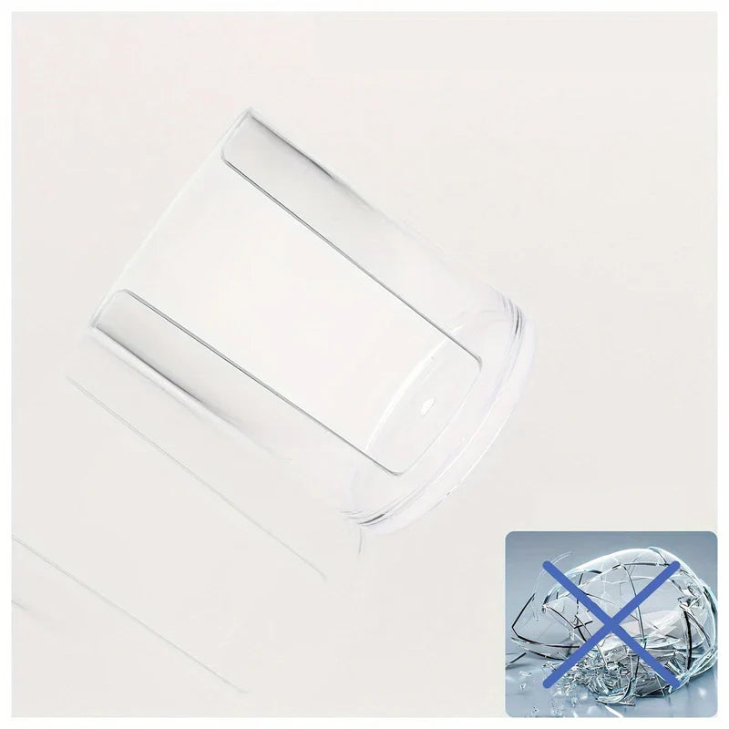 Clear Acrylic Cotton Swab Ball Pad Holder Organizer