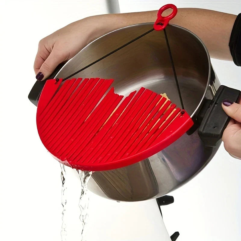 Clip-On Silicone Pot Strainer Colander