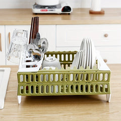 Collapsible Dish Drying Rack Drainer