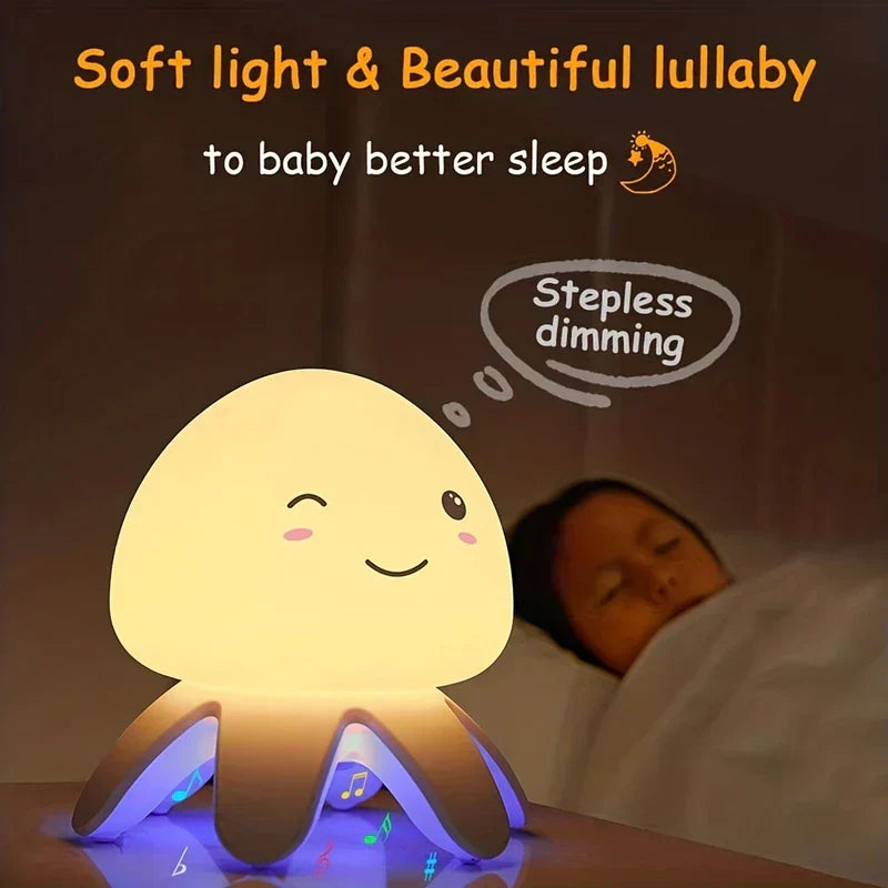 Color Changing Jellyfish Mood Lamp With Speaker