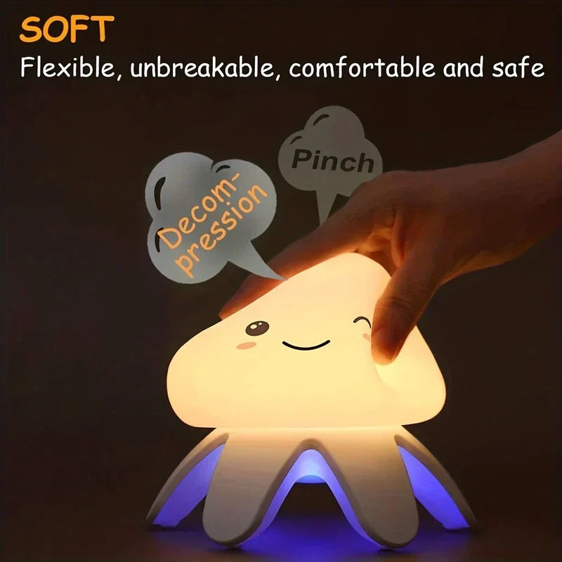 Color Changing Jellyfish Mood Lamp With Speaker