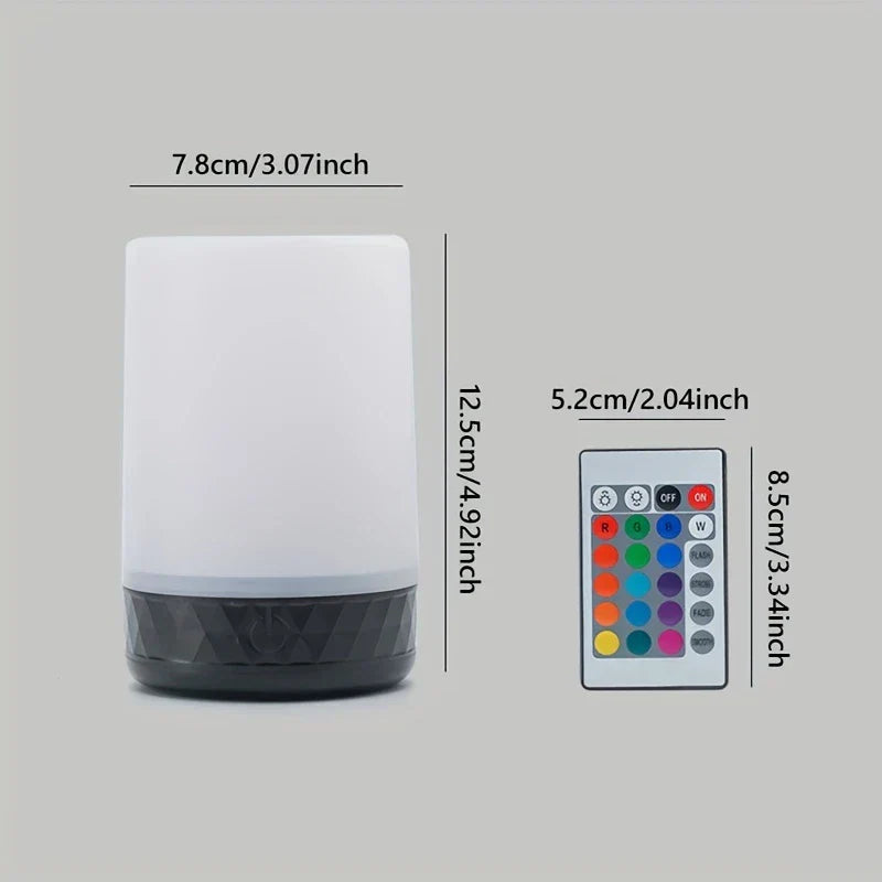 Color Changing LED Cordless Table Lamp Rechargeable