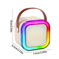 Colorful Karaoke Bluetooth Speaker Microphone