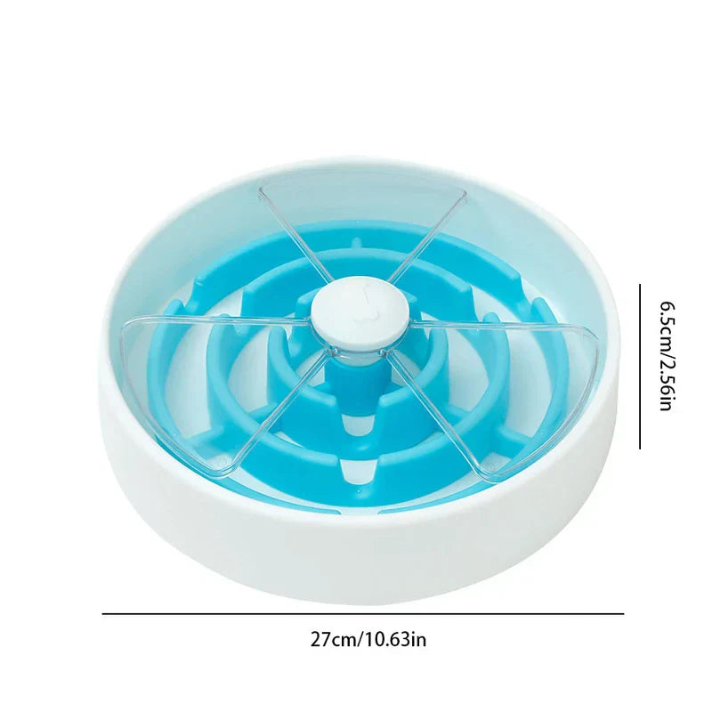 Comb Tooth Slow Feeder Pet Bowl Dog Dish
