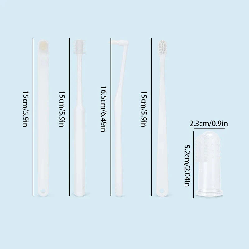 Combination Travel Folding Toothbrush Set