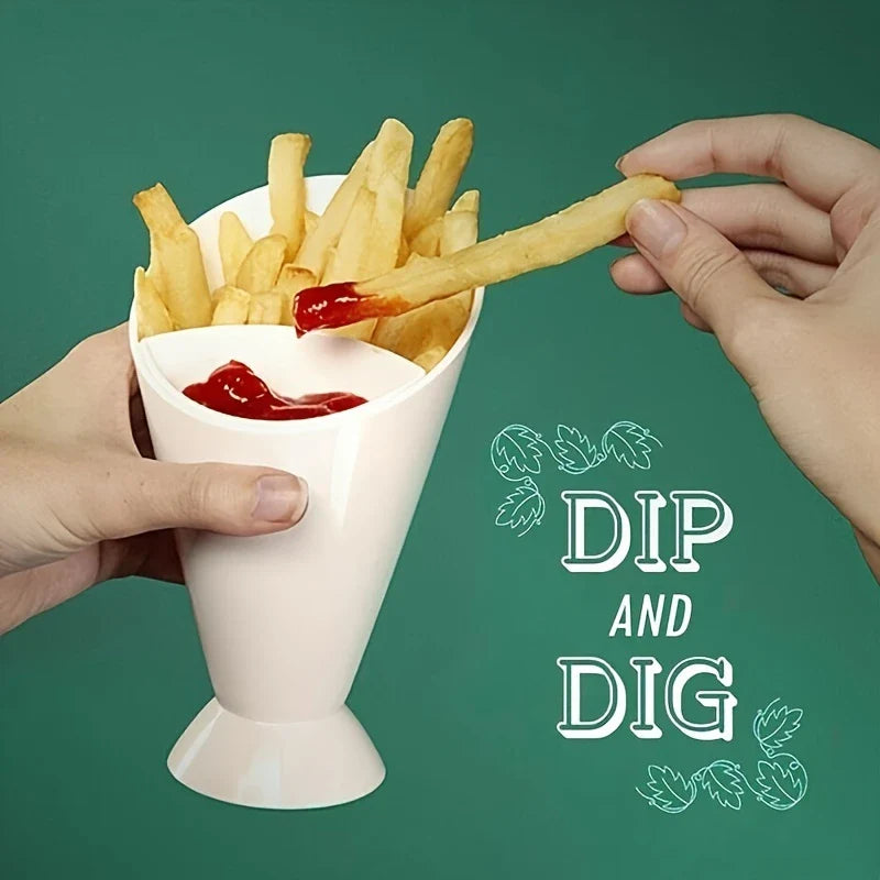 Cone Holder Stand For French Fries Snacks