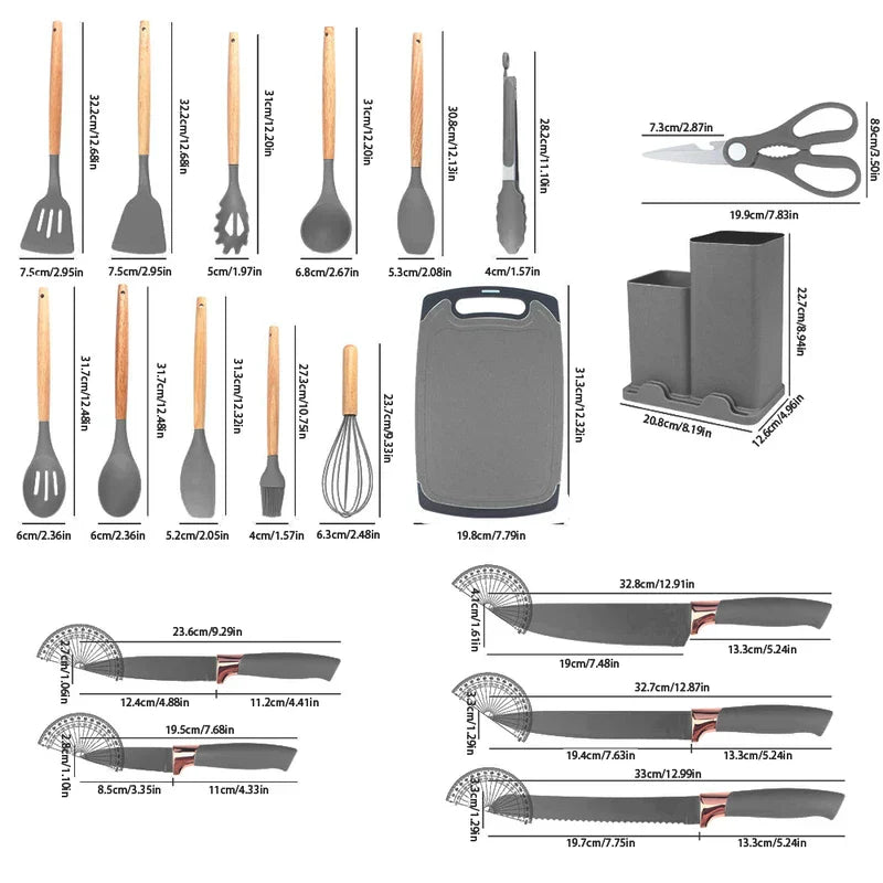 Cooking Gadget Utensil Set For Kitchen (Specify Pcs)