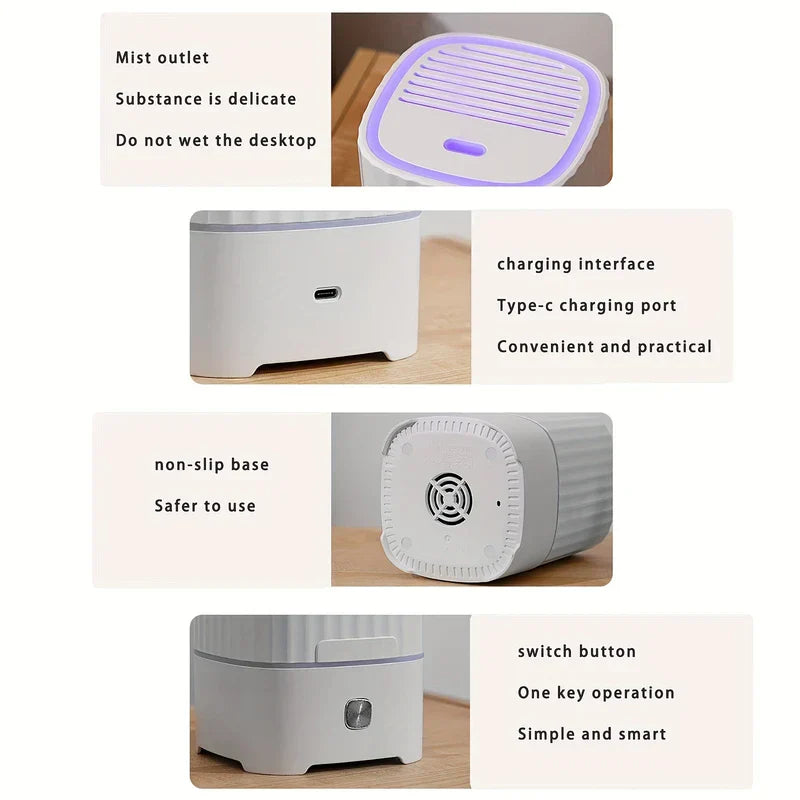 Cool Mist Ultrasonic Humidifier for Bedroom