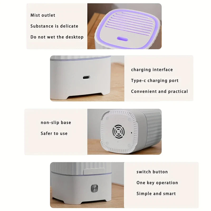 Cool Mist Ultrasonic Humidifier for Bedroom