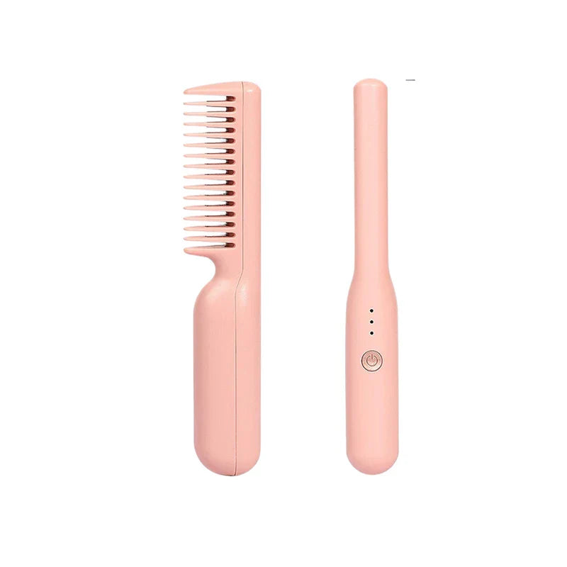 Cordless Portable Heated Hair Brush