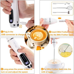 Cordless Electric Hand Mixer Whisk Blender