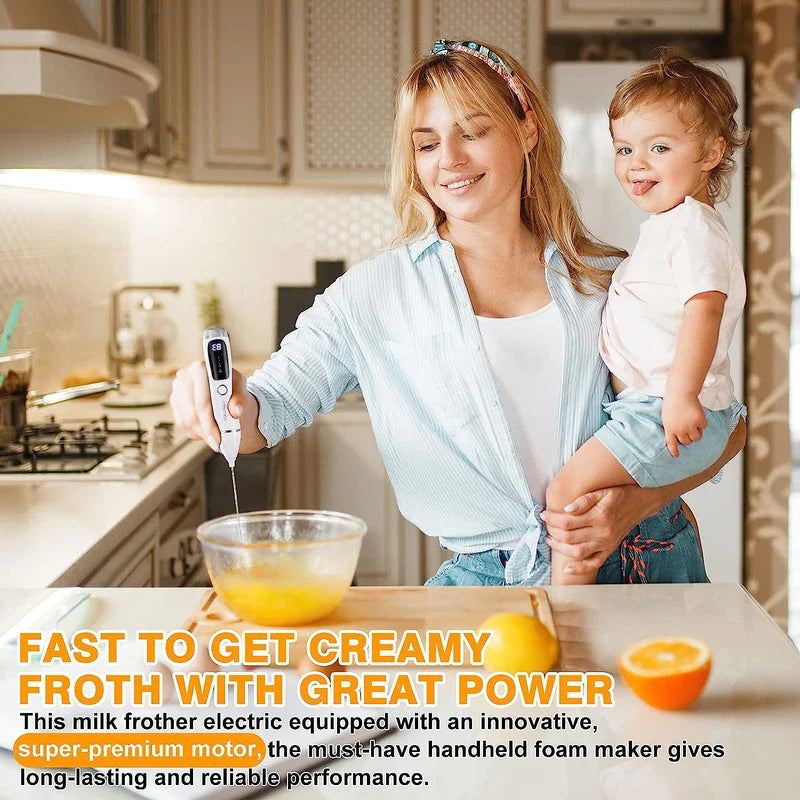 Cordless Electric Hand Mixer Whisk Blender