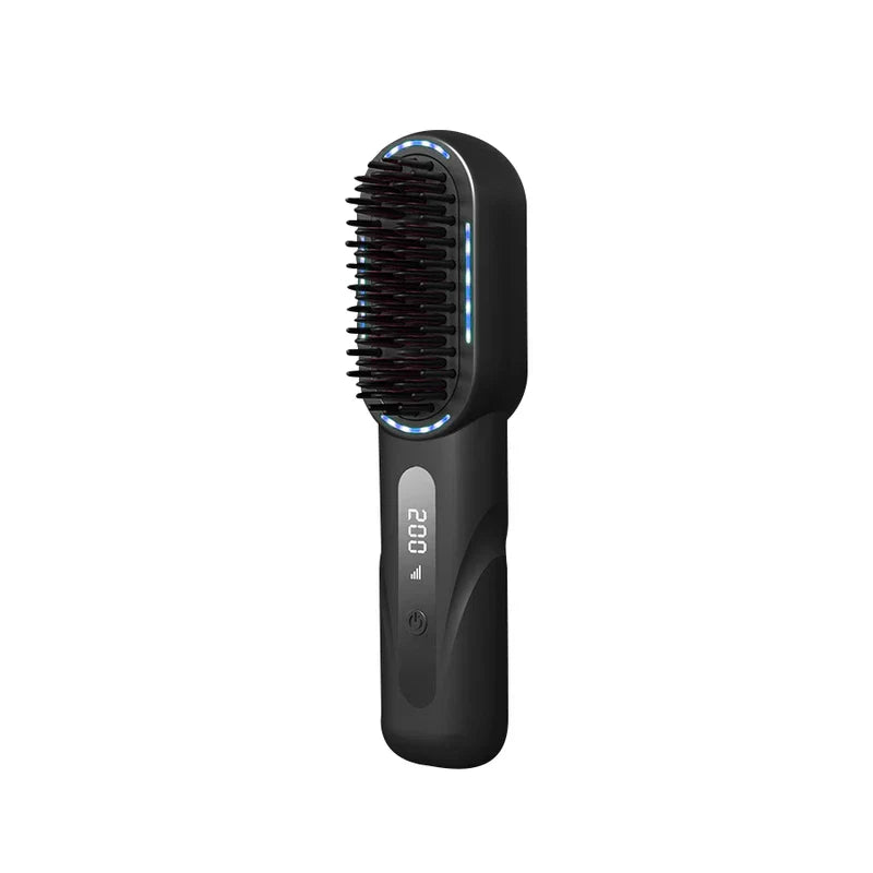 Cordless Hair Straightener Brush Comb