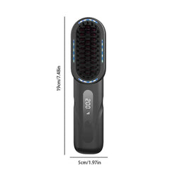 Cordless Hair Straightener Brush Comb