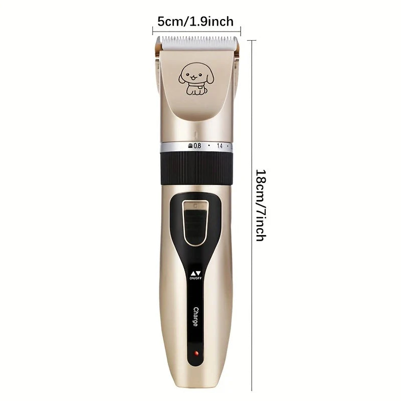 Cordless Pet Grooming Clippers Kit